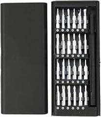 25-in-1 Black Magnetic Precision Screwdriver Set, Mini Electronics Repair Tool Kit for Computer, Laptop, Phone, Switch, Glasses, Watch, Ring Doorbell, Electronic, Small Gift Gadget for Men