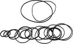 One Bag DVD Belts DVD Drive Belt Length Mix Pulley Drive Replacement Part Electronic Components Tester