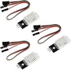 3pcs DHT22/AM2302 Digital Temperature and Humidity Sensor Module Temperature Humidity Monitor Sensor Replace SHT11 SHT15 for Arduino Electronic Practice DIY