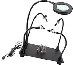 Adjustable Angles Welding Clamp Helping Hands Soldering Station For Enhances Efficient In Electronic Component Soldering Welding Fixtures