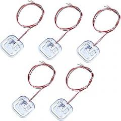 TIDTALEO 5pcs Half-Bridge Weighing Sensor for Body Scale Electronic Load Cell for Human Weight Measurement Versatile Use Bathroom Postal Fishing and Scales Wire Color Random