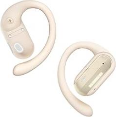 AI Translation Earbuds Real Time 4-in-1 Open Ear Bluetooth Ear Buds for Learning Beige