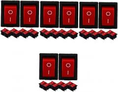 Gatuida 40pcs Rocker Power Button Compact Boat Toggle for Vehicles Design Unique Shape for Projects and Electronic Devices