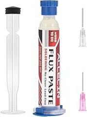 No Clean Soldering Flux 559 10CC 10mL Solder Fluxes Paste Syringe for Electronics 10 Milliliters with Needle Dispensing Tool (Pack of 1Pcs)
