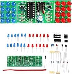 DIY Led Flashing Light Electronic Kit NE555+CD4017 Two-Color Strobe Soldering Skill Training New 2025 for Arrival High for Reliable Component, Precision, Stable Performance