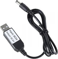 USB 5V2A to 6V1A 5.5x2.1mm Charging Cable for Electronic Gadgets with 5.5x2.1mm Replaces 4AA LR03 LR6 LR14 Batteries