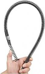 Drain Cleaning Cable 100 FT x 5/8 Inch, Sectional Drain Auger with 7 Cutters for 0.8-3.9