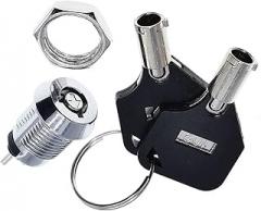 For Key Electronic Lock Double Side Pull Out Type With 2 Keys Nut 12mm Stainless Steel For Key Lock 102