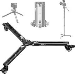 Leofoto Photography Monopod Dolly, Universal 33lbs Capacity Monopod Wheels, Adjustable Desktop Tripod Mount for Canon Sony Nikon DSLR Cameras Camcorder Photo Video Lighting (DY-40)