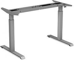 Alera AdaptivErgo Sit-Stand Two-Stage Electric Height-Adjustable Table Base, 48.06