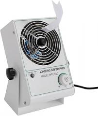 Anti static Ionized Fan, 110V Home Efficient Ionizing Air Blower Fan, Low Noise Lon Electric Blower, Desktop Static Eliminator Machine for House, Production Line, Electronic Maintenance