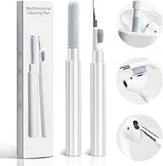 Cleaner Kit for Airpods Pro 1 2 3 Multi-Function Cleaning Pen with Soft Brush Flocking Sponge Cleaning Tools for Bluetooth Earphones Case iPhone Speaker Electronics