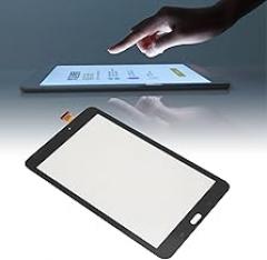 Touch Screen Glass Digitizer Replacement Premium Glass High Hardness Wear and Scratch Fit for Tab E 8 0inch Tablet (Black)