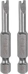 HARFINGTON 2pcs U Shape Screwdriver Bits U1.7 1/4