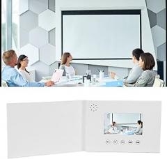 Diyeeni Video Brochure Electronic Greeting Card, Stylish Advertising Tool Supporting Various Picture & Video Formats, for Store Advertisements, Wedding Decorations, Festival Celebrations