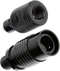 POPETPOP Quickly Connect The Alarm Fishing Alarm Bracket Connector Alarm Bracket Linker Black Metal