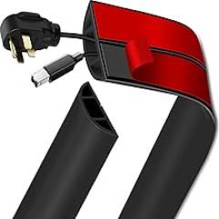 Adhesive Floor Cable Covers Cable Management Power Cord Protector Hider Cuttable Wire Cover Easy to Use Cover
