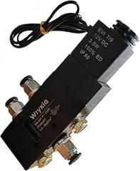 Air Valve Push-Pull 4 Way 2 Position Manual Dump Truck Tailgate Valve BAV010 (electronic switch)