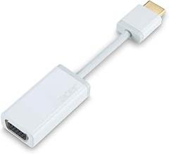 Acer HDMI to VGA Adapter (Model ACB521, Part # NP.CAB1A.024) - White