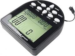 Electronic Rowing Watch with FTMS Protocol, Water-Resistant Fitness Equipment and Counter for Indoor Rowing Machines, Black