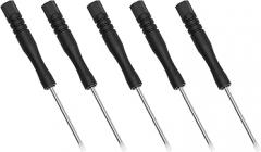 5PCS Mini Slotted Screwdriver, 3mm Flat Head for Watch Eyeglasses Electronics Toy Repair, Non-magnetic, 3.15