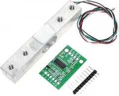 Load Cell Amplifier,Load Cell Weight Sensor, Digital Load Cell Weight Sensor 2KG Portable Electronic Kitchen Scale + HX711 Weighing Sensors Ad Module Used to Measure Force, Pressure, Displacement