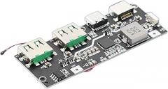 5 Port 22.5W External Battery Pack Fast Charging Module QC4+PD3.0 for Electronic Development Boards