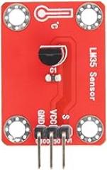 WALFRONT LM35 Temperature Sensor Module Board Analog for Microcontroller with 3.3V-5V DC Output 4 Mounting Holes DIY Electronics Engineers Students