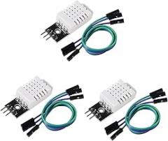 3PCS DHT22/AM2302 Digital Temperature and Humidity Sensor Module 3Pin Temperature Humidity Monitor Sensors Replace SHT11 SHT15 Module with Cable for Arduino Electronic Practice DIY