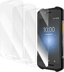 3 PCS Tempered Glass Screen Protector [2026 New Version] for Zebra TC21 TC26 Mobile Barcode Logistic Scanner Glass Protectors 9H Scratch-resistant HD Protective TC21 Screen Protector