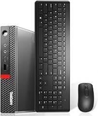 Lenovo ThinkCentre M920q Tiny Desktop Intel i5-9500T Up to 3.70GHz 16GB RAM New 1TB NVMe SSD Built-in AX210 Wi-Fi 6E BT HDMI Dual Monitor Support Wireless Keyboard and Mouse Win11 Pro (Renewed)