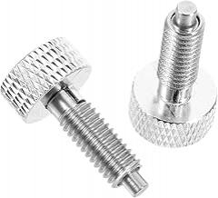 Healifty 2Pcs Knurled Handle Retractable Spring Plunger Pin for Precise Tuning and Quick Release Mechanical and Electronic Applications