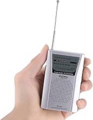 Small Portable Radio, Mini Portable FM/AM World Receiver Built in Speaker, 60 Station Preset, Support Stores Stations Automatically