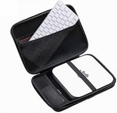 Hard Case Compatible with Apple Mac Mini M2/M1 Desktop Computer, Electronics Organizer Fits for Apple Magic Keyboard MLA22LL/A + Mouse Bluetooth and Accessories