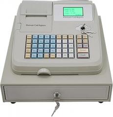 Electronic Pos Cash Register Cashier Machine With Drawer Financial Equipment,48 Keys 8 Digital LED 100V Multifunction Cash Registe,Commercial Cash Register Printer for Retail Restaurant