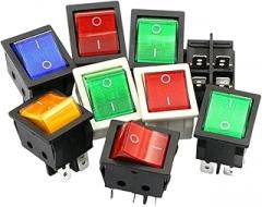 1PCS KCD4 Welding Machine Switch Ship Type Switching Power Supply Boat Shaped Rocker Button 6A 30A250V New 2025 for Arrival High Reliable Electronic Component, Precision, Stable Performance