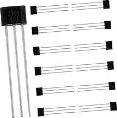 Luxshiny 15pcs Hall Effect Sensor Easy-Install Magnetic Detector for Home and Automotive Applications Precision Measurement Alloy Construction Multiple Uses Electronics and Industrial