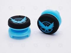 Fortune Cats Silicone Thumb Grip Extender for PlayStation 4 PS4 Xbox 360 PS3 (Light Blue)