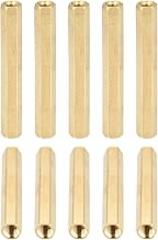 M4x45mm(DXL) - Hex Standoff Spacer Nuts -10Pack- Good for Electronic Machine - Female Brass Coupling Screws