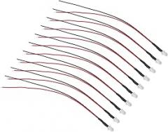 CHICIRIS DIY Light Diodes, 120 Degree Luminous Angle Widely Applicable Light Diodes for Decoration (Red Light