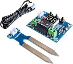 XH-M214 12V Soil Humidity Sensor Controller Irrigation System Automatic Watering Module Digital Display Red New 2025 High for Reliable Electronic Component, Precision, Stable Performance