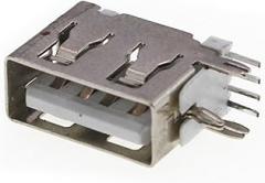 fengpeng 10 Pcs/Lot Female Side Insert Flat Edge USB 2.0 4Pin 180 Degree Type A Plug Socket Jack Connector Short Body Jack Wire Adapeter