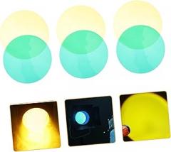 DOITOOL 10pcs Spotlight Lens Accessory Filter Lens for Spotlight Handheld Filters for Outdoor Photography