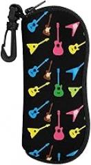 Portable Zipper Eye Glasses Case Soft Sunglasses Storage Box Neoprene Sunglasses Pouch Bags with Belt Clip