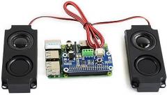 WM8960 Hi-Fi Sound Card HAT Compatible with Raspberry Pi 5/4B/3B+/3B/Pi Zero 2W/ Zero W/Pico W/Pico 2W, Support Stereo Encode/Decode, Play/Record, Directly Drives Speakers to Play Music