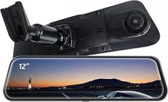 Pelsee Bracket for 12‘’ Mirror Dash Cam Rear View Dash Camera Mount(P12 Pro/P12 Plus/S12 Pro), Not for P12 Pro Max