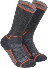 KLEIN TOOLS 60508 Thermal Socks, Merino Wool Performance Winter Socks, Mid-Length with Seamless Toe and Cushioned Foot Bed, Large