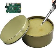 Solder Flux, 100g Flux Paste, Leakproof Iron Box Soldering Paste for Precision Soldering Machines, Electronics, Metals, Phones, PC Cards