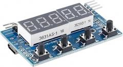 HX711 Load Cell AD Weight Pressure Sensor AD Module Display 24-bit Weighing Instrument Electronic Scale Type-C 5V(Load Cell Cable)