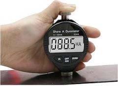 Hardness Tester, Electronic Digital Display Shore A D C Durometer Sclerometer Rubber Hardness Tester Meter Paragraph Tool(A)